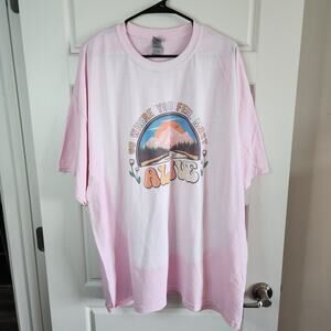 Go Where You Feel Most Alive Womens Tee 3XL Mountains Retro Vibes Travel Vacay